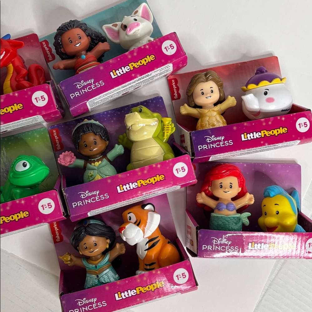 👑✨ NIB Bundle Fisher-Price Disney Princess Figure Sets, 7 different sets ✨👑 - Picture 13 of 17